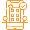 online-reservation-1 Orange cartoon phone