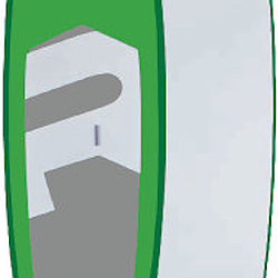Riviera: Selected Soft Top 11'6'' green paddleboard