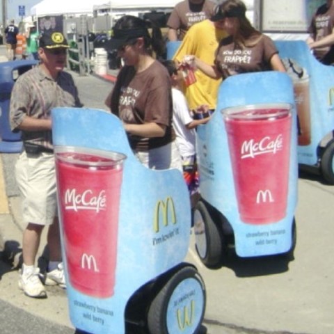 McCafe mobile kiosks