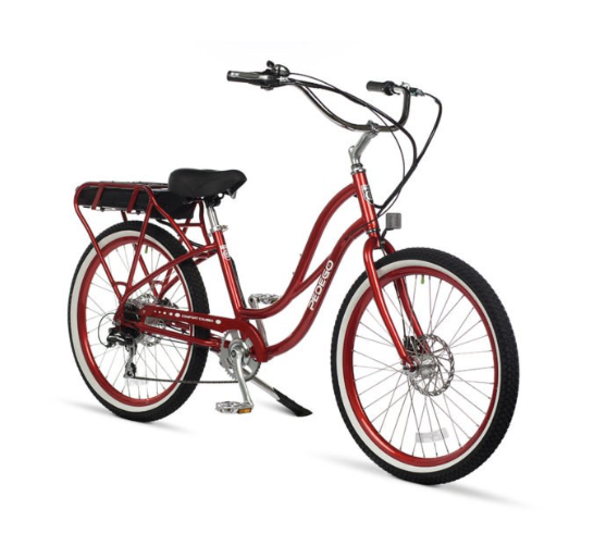 a bicycle leaning against a wall