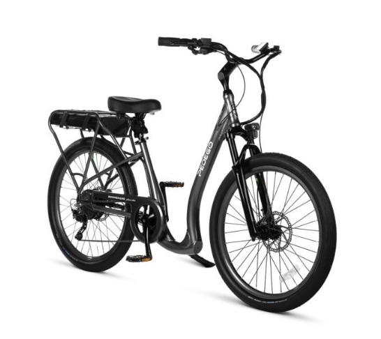 a close up of a bicycle