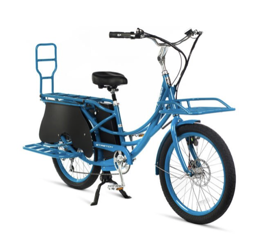 a close up of a bicycle