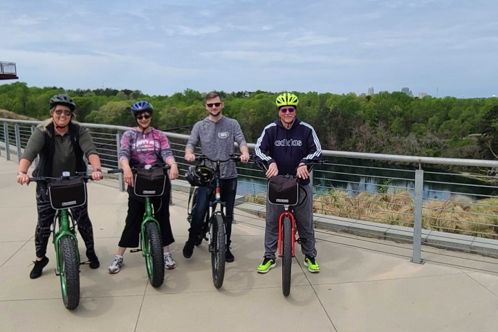 a group of people posing for the camera